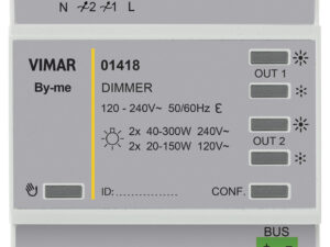 VIMAR 01418 AUTOM.REGULATOR 2OUT200W LED120-240V