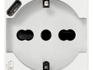VIMAR 19210.USB.B ARKE' PRIKLJUČNICA UNIVERZALNA + USB-C 16A