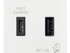 VIMAR 19295.AC.B ARKE' A+C-USB PRIKLJUČNICA 5V 3A 2M