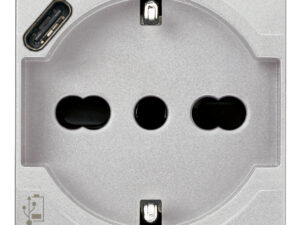 VIMAR 20210.USB.N EIKON PRIKLJUČNICA UNIVERZALNA + USB-C 16A