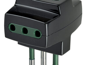 00320 S11 višenamjenski adapter + 3P11 utičnice crne boje
