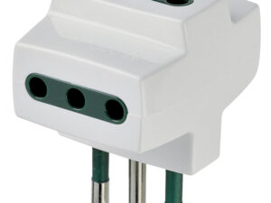 00320.B S11 višenamjenski adapter + 3P11 utičnice bijele boje