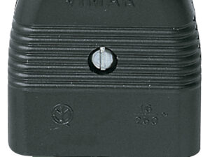 01026 UTIKAČ 2P+E 16A AKSIJALNI CRNI