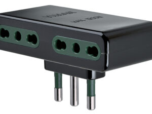 01165 Višenamjenski adapter S17 + 4P17/11 utičnica crna