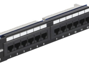 Organizator 10 inča 12RJ45 Cat5e UTP 1u