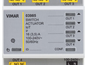 IoT povezan multifunkcionalni aktuator s 4 izlaza, relej