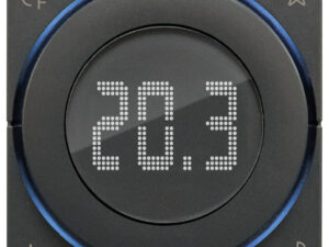 IoT termostat s kotačićem FAN 2M CarbonMatt
