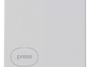 Gumb 2M PRESS srebrni