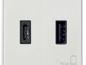 A+C-USB napajalica 15W 3A 5V 2M bijela