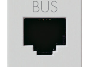 BUS RJ11 telefonska utičnica srebrna