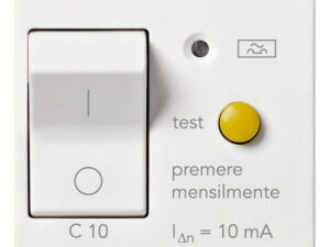 14411.10 PLANA REZIDUAL. AUTOM. OSIGURAČ S PRENAP. ZAŠT. 1P+N C10 RCBO 120-230V 10mA BI