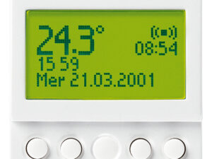 Budilica 120-230V bijela