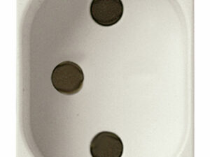 2P+E 10A Swiss 13 utičnica bijela