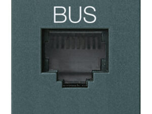 BUS RJ11 telefonska utičnica siva