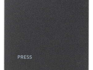 Gumb 2M PRESS sivi