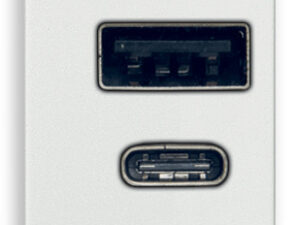 A+C-USB napajalica 15W5V1M antibakterijska bijela