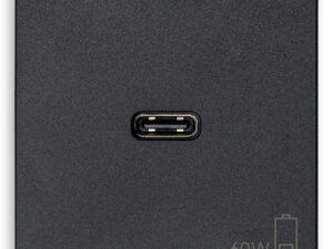 C-USB napajalica 60W PD siva