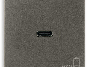 C-USB napajalica 60W PD metal