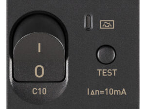 1P+N C10 10mA RCBO siva