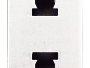 2P 16A USA+EU SICURY utičnica ø4,8 mm bijela