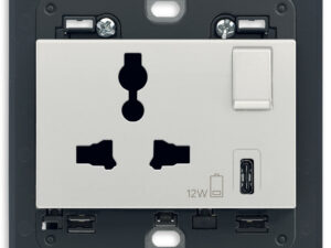 2P+E13A SICURY Multi.+USB C utičnica Next