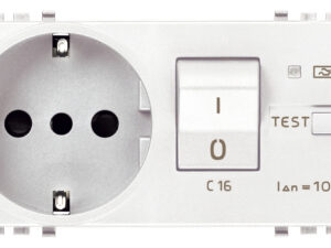 2P+E 16A P30 utičnica+C16 RCBO bijela