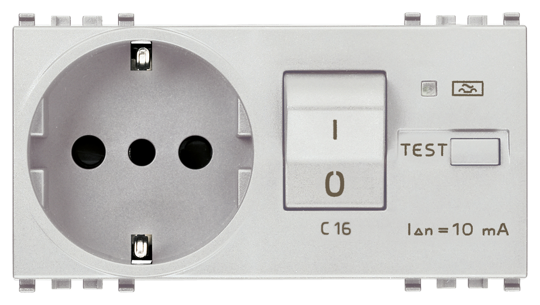 2P+E 16A P30 utičnica+C16 RCBO Next
