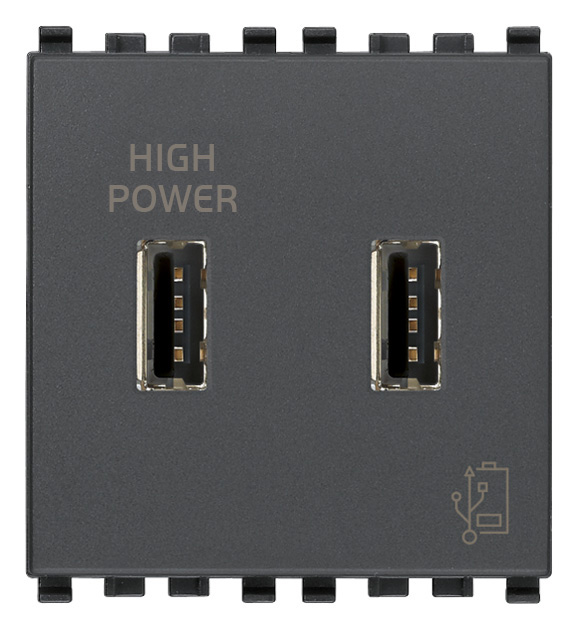 5V 2,1A USB napajanje 2M sivo