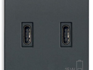 C+C-USB napajalica 15W 3A 5V 2M siva