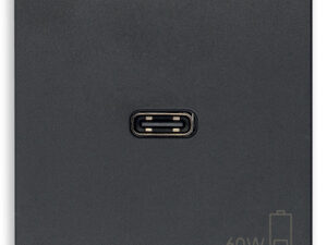 C-USB napajalica 60W PD siva