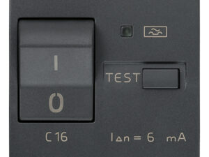 1P+N C16 RCBO 120-230V 6mA siva