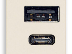 A+C-USB napajalica 15W 5V 1M platnena