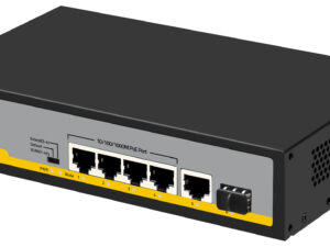 4-portni preklopnik Gbit PoE na 1Uplink 1SFP