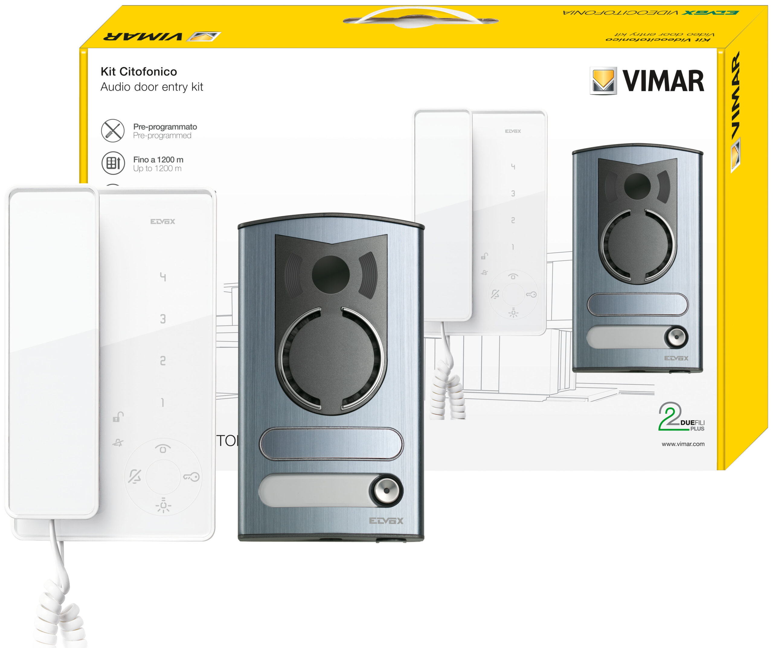 Komplet za portafon 1/2-Fam.2F+Tab jr+13F1