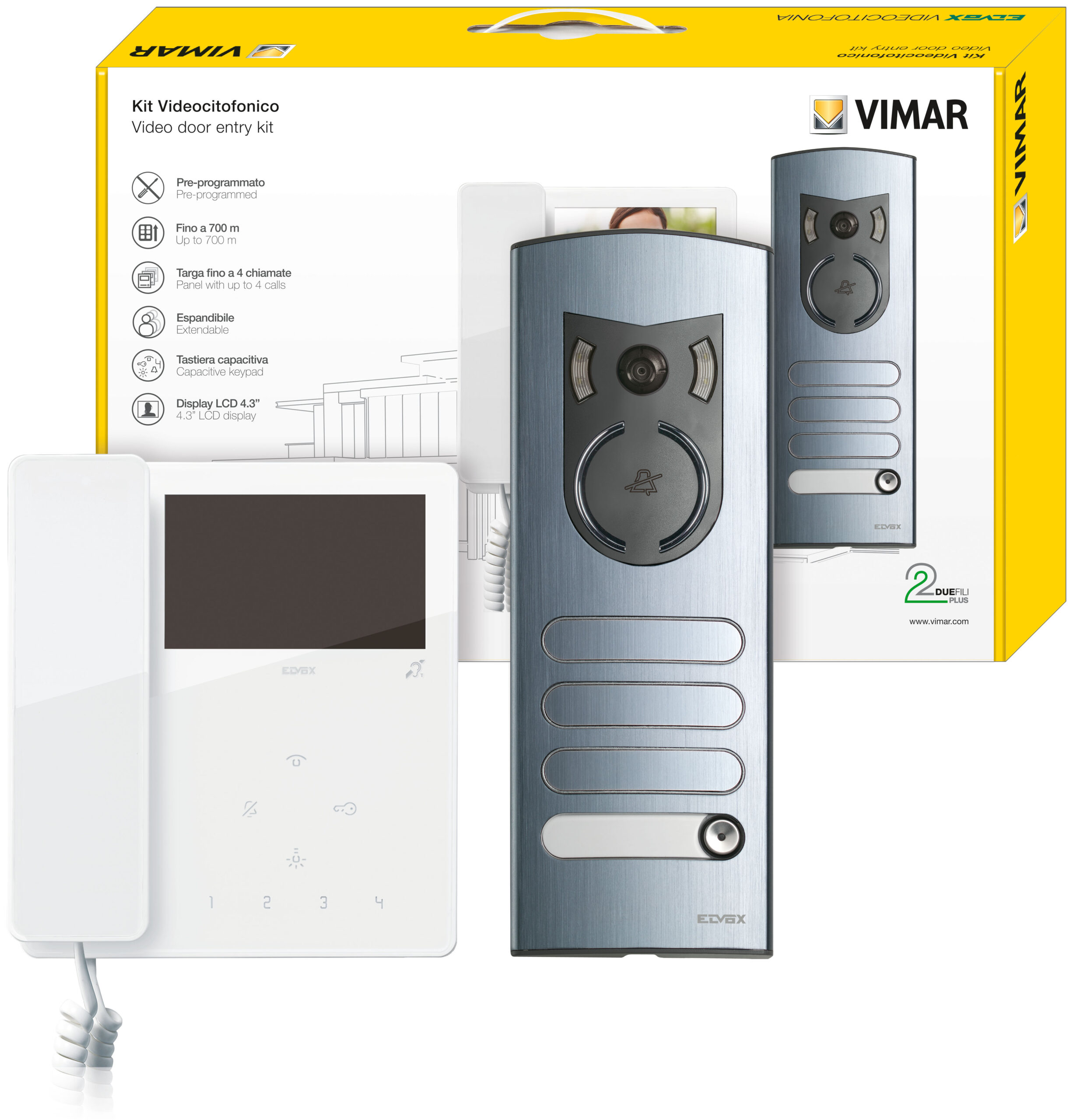 Extend.video 2F+ Tab 4,3in+13F5 komplet