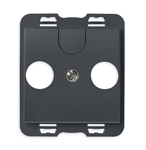 TV-RD-SAT-adapter za utičnicu, sivi