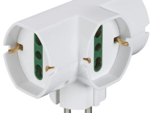00316.B Vert.S31 adapter + 3 univerzalna izlaza bijela